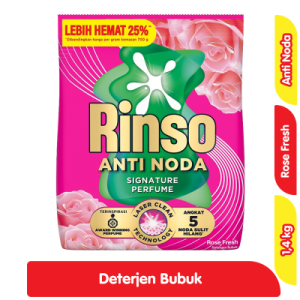 Detergent Rinso Anti Noda Signature Parfume 1,4kg