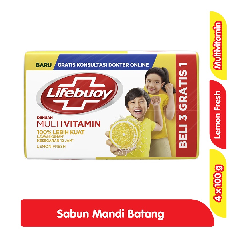 Sabun Lifebuoy Lemon Fresh 68gr
