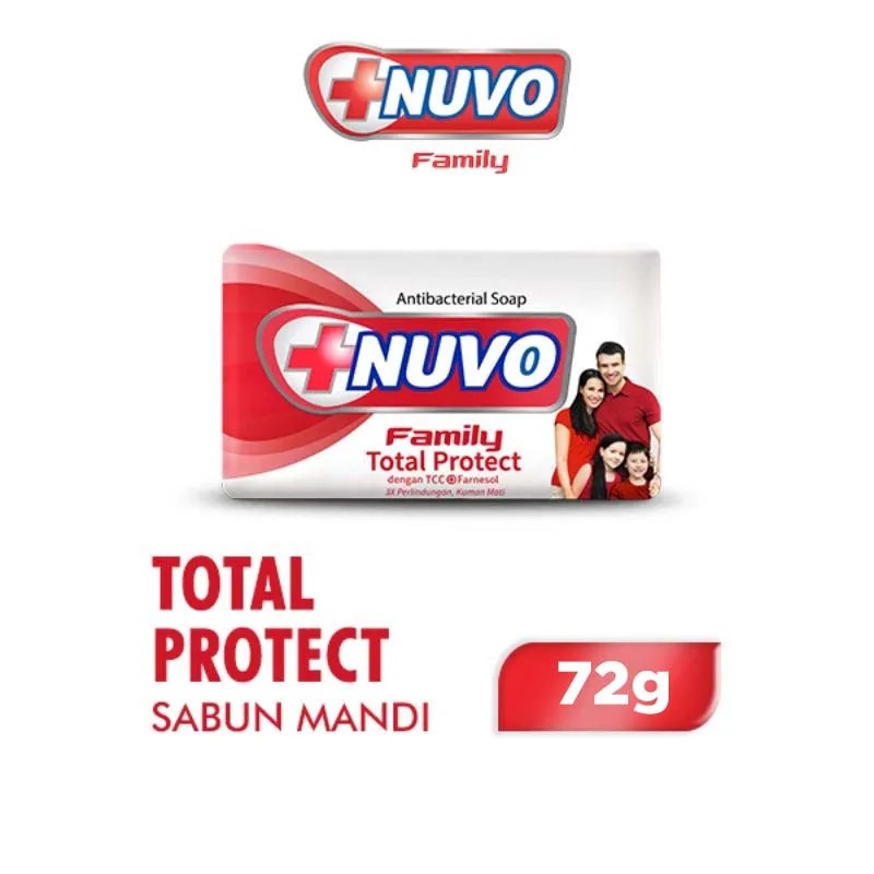 Sabun Nuvo Family Merah 72gr