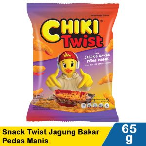 Chiki Snack Twist Jagung Bakar 65g