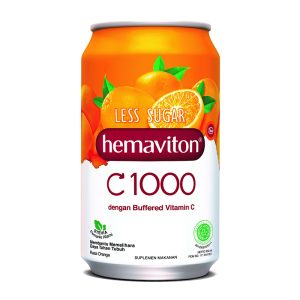 Hemaviton Vit C1000 Less Sugar Orange 330ml