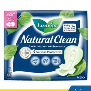 Laurier Natural Clean 12'S Night Wings 35Cm