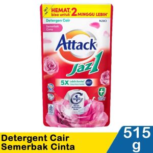 Detergent Attack Jaz1 Cair 515g