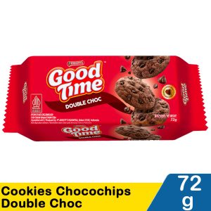 Good Time Cookies Chocochips Double Choco 72g
