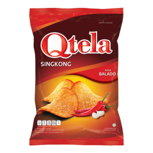 Qtela Keripik Singkong Balado 175g