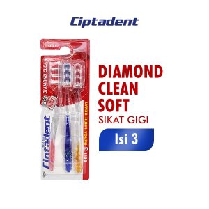 Sikat Gigi Ciptadent Diamond Clean 3 Pcs
