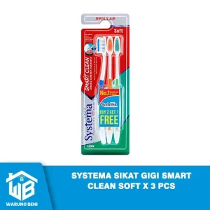 Sikat Gigi Systema Smart Clean 3 Pcs