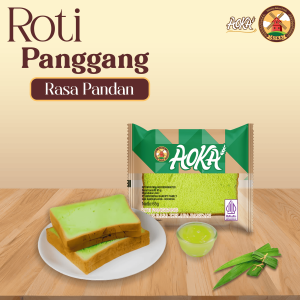 Aoka Roti Panggang Rasa Kelapa Pandan 65g