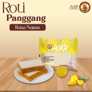 Aoka Roti Panggang Rasa Nanas 65g
