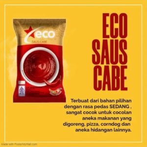 Saus Eco Cabe 1kg