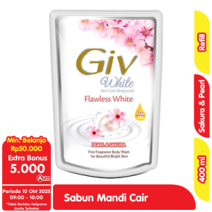 Giv Sabun Cair Sakura & Pearl 400ml