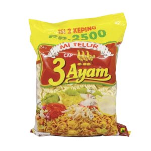 Mie Telur Cap 3 Ayam 110g