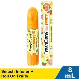 Fresh Care Smash Inhaler + Roll On Fruity 8ml